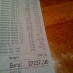 PubCon Rechnung